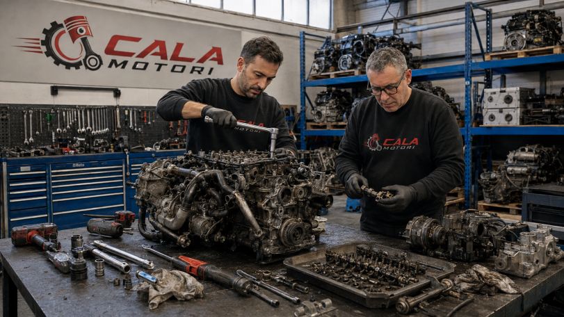 Officina e magazzino Cala Motori